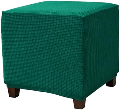 Daunkang Square Ottoman Slipcover with Elastic Bottom