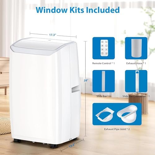 Agrestem 14000BTU Portable Air Conditioner with 3-in-1 Function