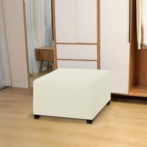Easy-Going Dual Waterproof Stretch Ottoman Cover for Living Room