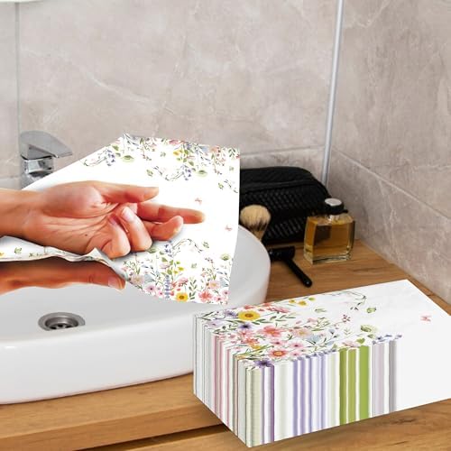 100pcs Wildflower Napkins 3 Ply for Baby Shower and Party