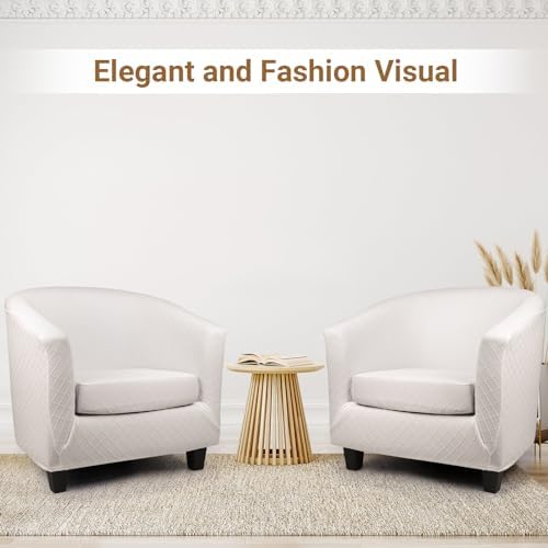 Treaful Club Chair Cover 2 Piece Set