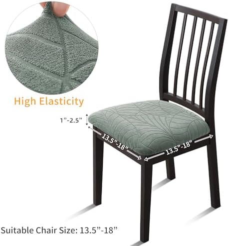 Waterproof Chair Seat Covers 4PCS Green Stretch