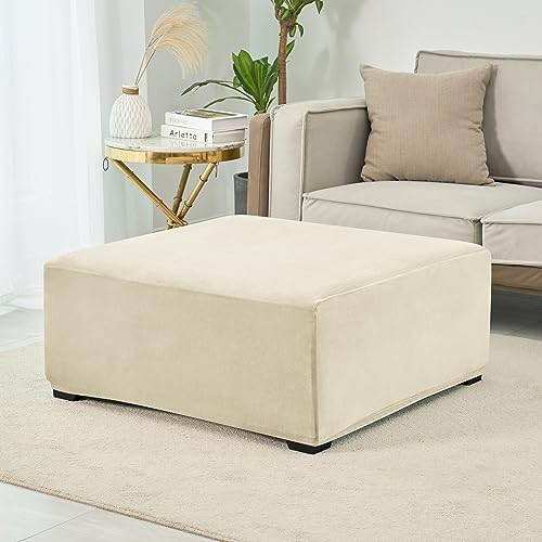 HFCNMY Velvet Ottoman Cover X-Large