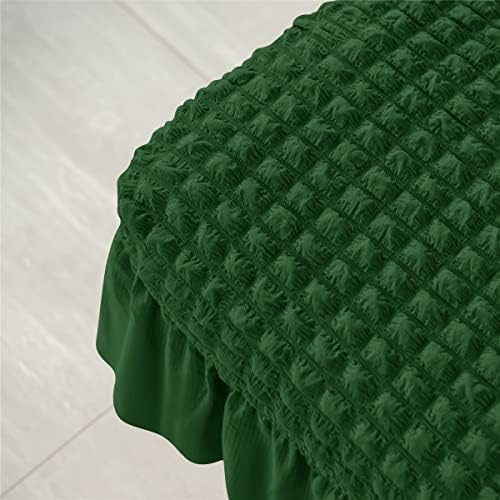 SZJIAHTM Stretch Ottoman Cover with Skirt