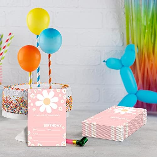 Utaqer Birthday Invitation Cards 4x6 Set of 20 With Envelopes