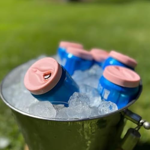 2Pcs Vagina Shaped Soda Can Lids Bachelor Party Novelty Gifts