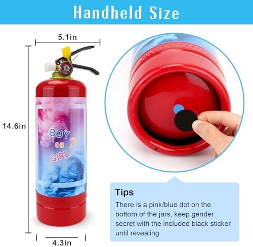 Giant Gender Reveal Fire Extinguisher 2 Pack