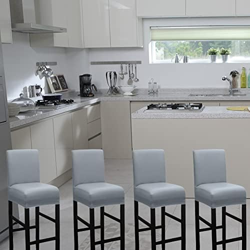 HFCNMY Stretch Waterproof Bar Stool Covers 2 Pack