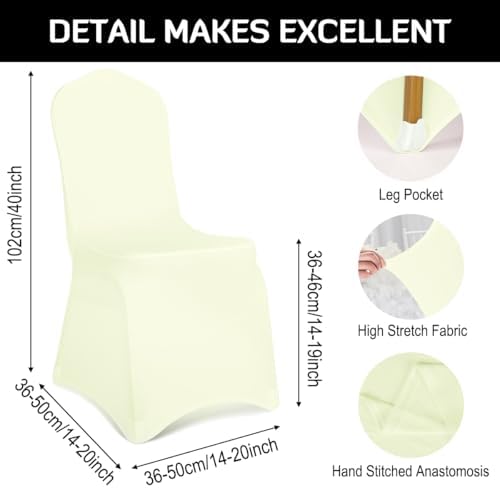 Babenest Spandex Chair Covers Fitted Dining Room Slipcovers Protector