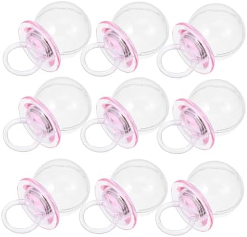 Baby Shower Candy Box 20pcs Pacifier Shape Clear Containers