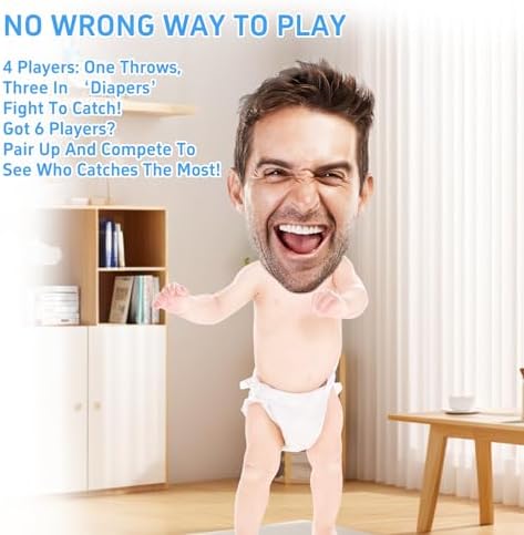 3 Pcs Baby Shower Games Set - Diaper Toss Fun Activity for Parties