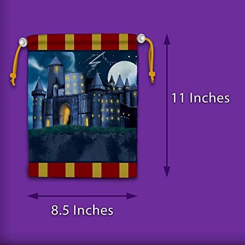 Birthday Galore Wizard Castle Drawstring Goodie Bags 10 Pack