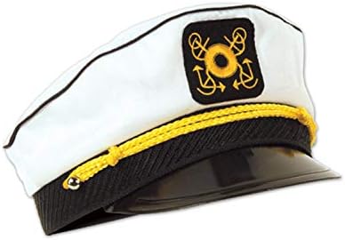 Beistle Yacht Captains Hats 2 Pack - Nautical Themed Costume Accessory