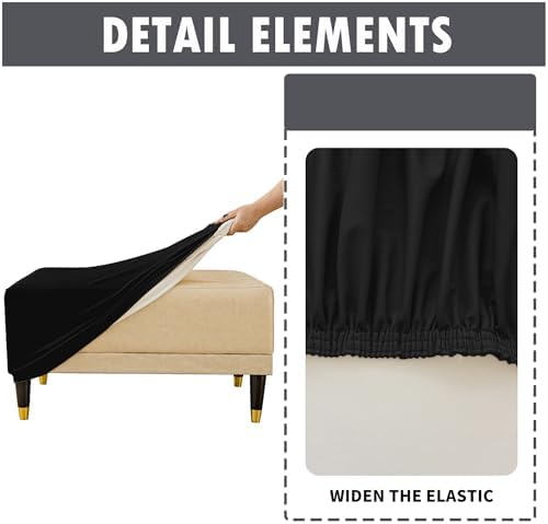 Waterproof PU Leather Stool Cover with Elastic Bottom