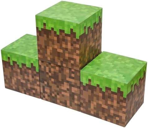 Gaming Pixelated Cube Boxes Set of 4