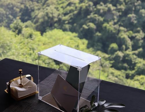 Clear Acrylic Card Box for Wedding and Party Supplies