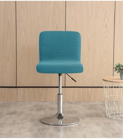 2 Pack Stretch Bar Stool Slipcovers with Back and Square Seat Covers