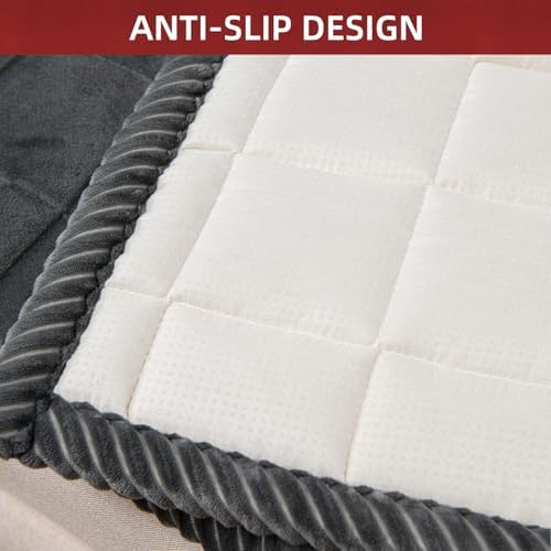 TAOMOCASTL Fuzzy Dog Couch Cover with Nonslip Design
