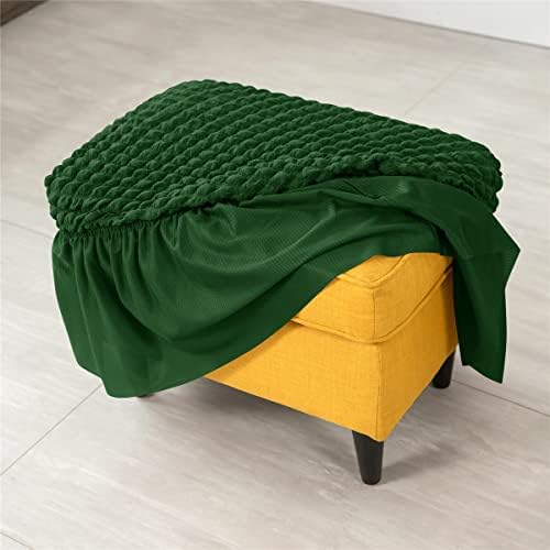 SZJIAHTM Stretch Ottoman Cover with Skirt