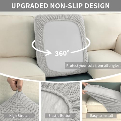 Easy-Going Waterproof Couch Cushion Covers for Pets Kids