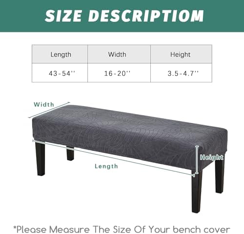 FUANGUI Waterproof Bench Cover - Dark Grey