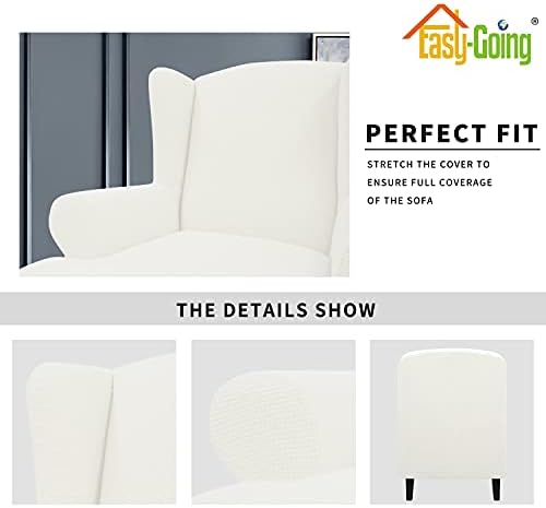 Easy-Going Stretch Wingback Chair Sofa Slipcover