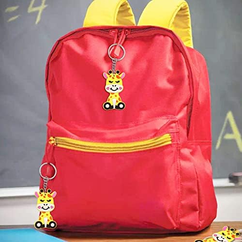 24 Pack Giraffe Keyring Party Favor for Kids 8