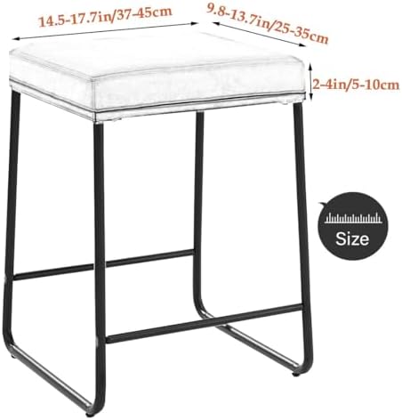 Levoberg Rectangular Bar Stool Cover Set of 2