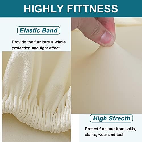 HFCNMY Stool Covers 2 Pack Beige