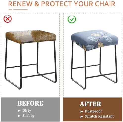 Levoberg Rectangular Bar Stool Cover Set of 2