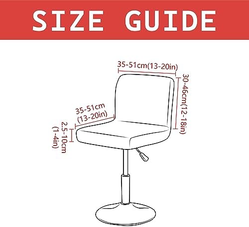 LightInTheBox Bar Stool Cover Dark Gray 2Pc