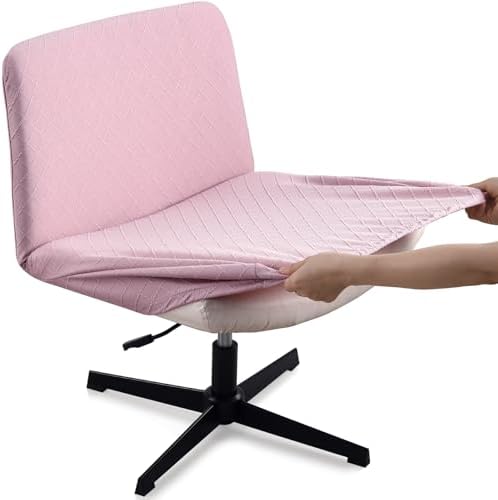 YISUN Waterproof Criss Cross Chair Cover Pink