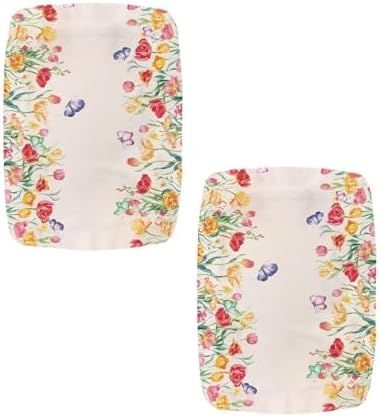 Luarisgur Rectangle Stool Covers Set of 2 for Bar Stools