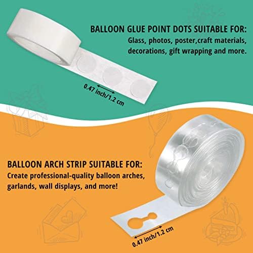 ALLFUN Balloon Arch Kit with 500Pcs Glue Dots