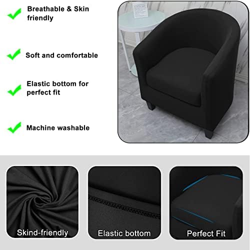 WOMACO 2 Piece Club Chair Slipcover with Cushion