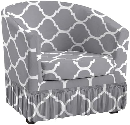 GOSTADY 2 Piece Club Chair Slipcovers for Living Room and Couch Covers