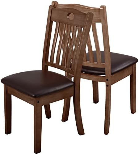 YISUN Chair Seat Covers Set of 4 Waterproof PU Leather Dining Chair Slipcovers