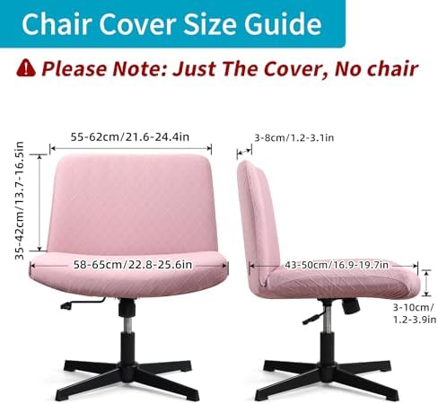 YISUN Waterproof Criss Cross Chair Cover Pink