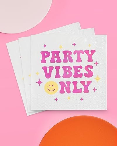 Xo Fetti Party Vibes Only Napkins - 24pcs 3-ply