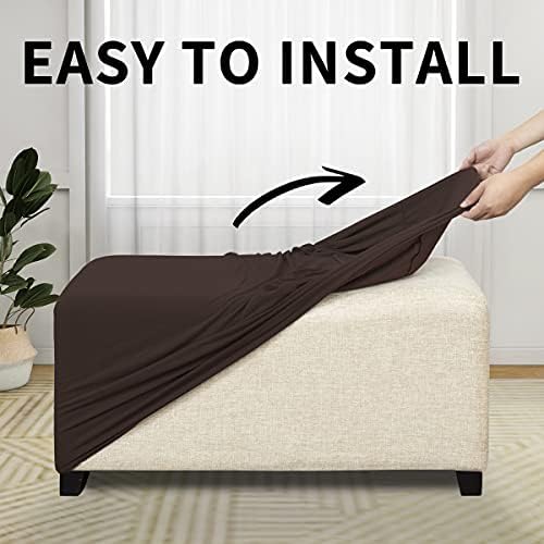 Easy-Going Dual Waterproof Stretch Ottoman Cover