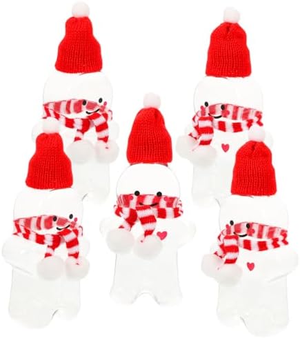 5 Sets Gingerbread Jars Creative Christmas Cookie Containers Storage Jars Festive Design