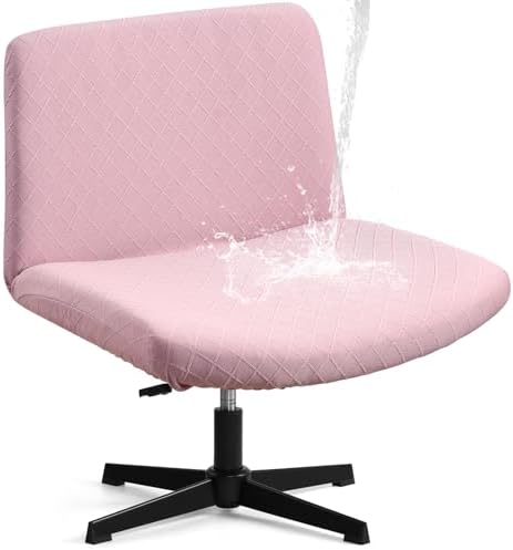 YISUN Waterproof Criss Cross Chair Cover Pink