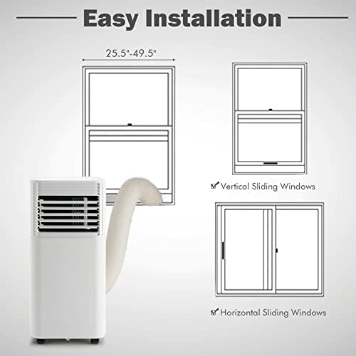 PETSITE Portable Air Conditioner 8000 BTU Cooling Unit