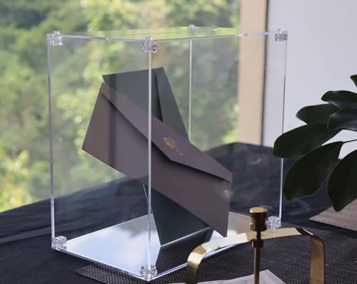 Clear Acrylic Card Box for Wedding and Party Supplies
