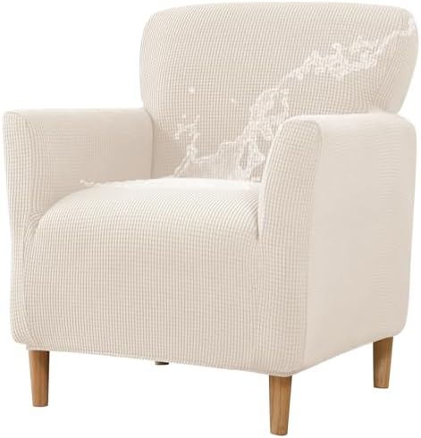 Gollense Armchair Slipcover Luxury Waffle Cover with Arms