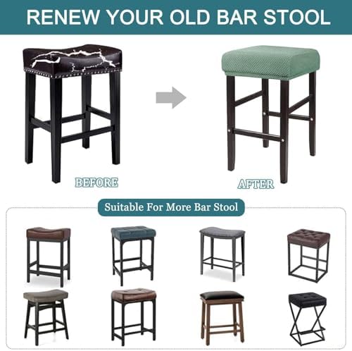 Miecoae Stool Covers Rectangular Set of 4