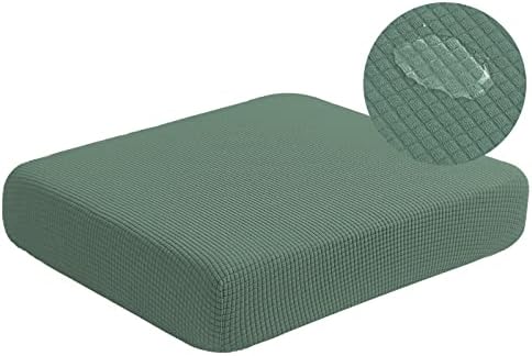NC HOME High Stretch Matcha Green Sofa Cushion Cover