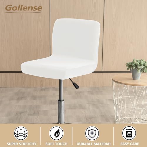 Gollense Velvet Stretch Bar Stool Covers 4 Pack