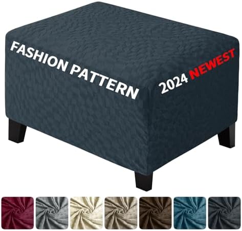 ZNSAYOTX Ottoman Covers Soft Durable Washable