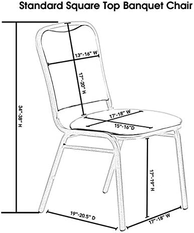 Your Chair Covers White Square Top Dining Chair Slipcovers